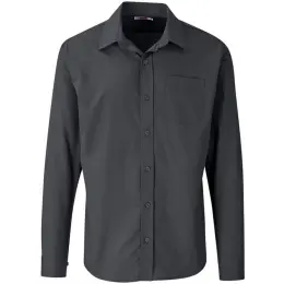 Mens Long Sleeve Kensington Shirt Grey
